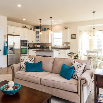 Watson Run New Home Community - Model Home Family Room View