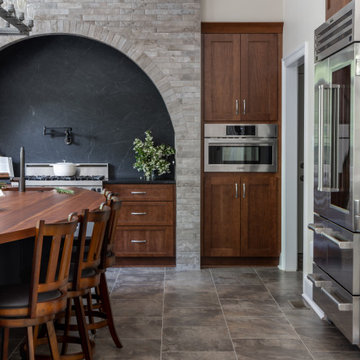 Transitional Modern English Cottage Kitchen