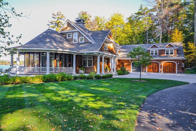 Example of a classic exterior home design in Portland Maine