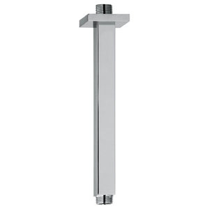 Ceiling Mount Square Shower Arm with flange cover by Serene Steam 