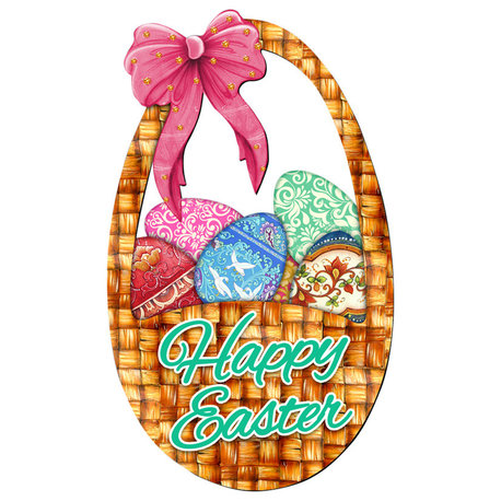 Easter Basket Door Hanger