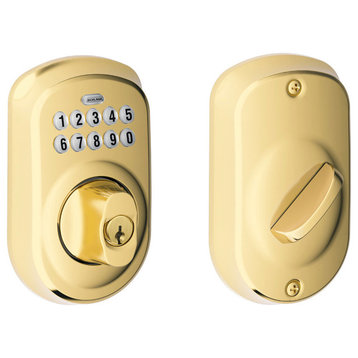 Schlage BE365-PLY Plymouth Electronic Keypad Single Cylinder - Lifetime