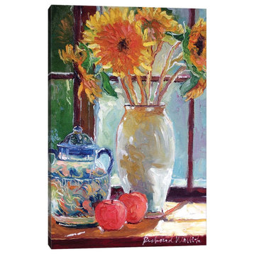Sunflowers in a Vase by Richard Wallich 26x18x1.5