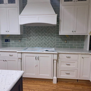 Original Style Orford Subway Tiled Kitchen Bascksplash