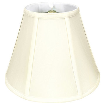 Royal Designs Deep Empire Bell Lamp Shade, Eggshell, 6x12x9.25, Single