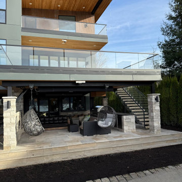 Under-Deck Drainage System on Lake Sammamish