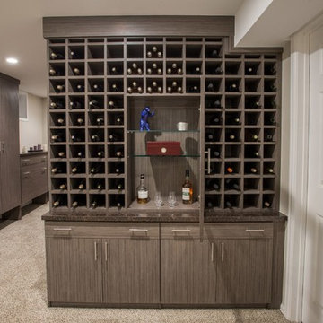 Wine Storage and Master Closet