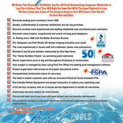 Pool Builders Sales and Marketing - Products