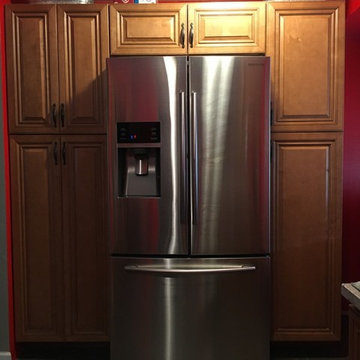 Red kitchen