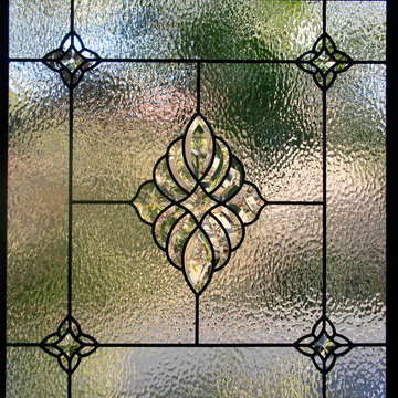 Privacy Leaded Glass with Bevel Cluster - Style Guide - Beveled Glass