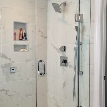 Spa-liked master bathroom in Maryland