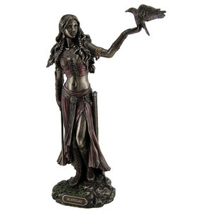 Cernunnos and Animals Gothic Figurine Myth Bronze Pagan God Decor Ornament Gift