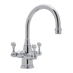 Rohl - ROHL - Traditional 3-Lever Lavatory Faucet - Kitchen Faucets