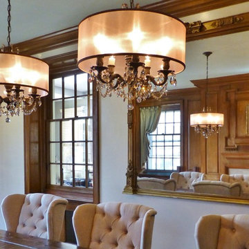 Rustic and Refined Historic Dining Room
