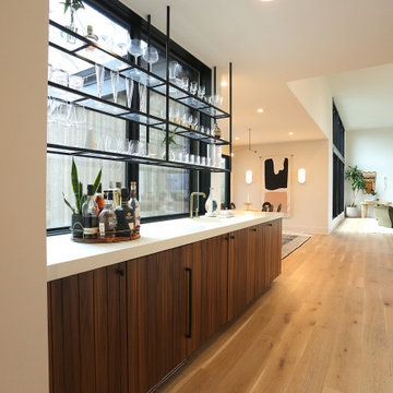 Organic Modern Home Wet Bar