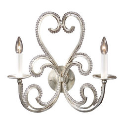 Inviting Home Inc. - Brass and Crystal Sconce - Wall Sconces