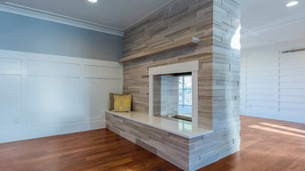 3D Limestone Fireplace