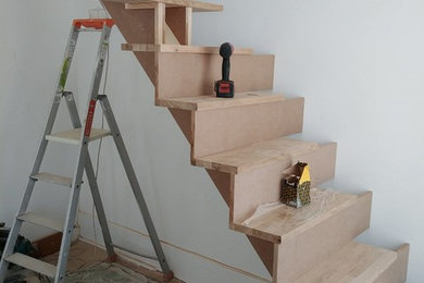 Création d'un escalier en bois à Paris