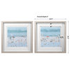 Uttermost Sea Glass Sandbar Framed Prints, 2-Piece Set