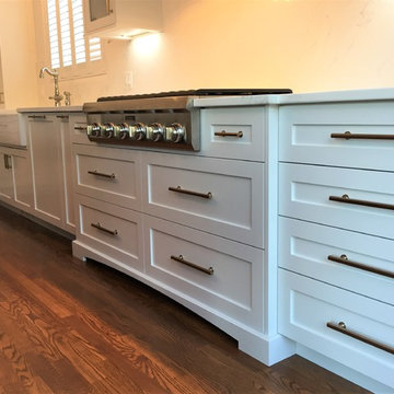 White and Black Shaker Kitchen