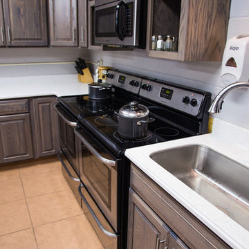 Firehouse Kitchen with Driftwood-Stained Oak