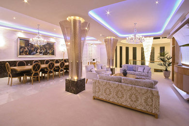 Living room - contemporary living room idea in Los Angeles