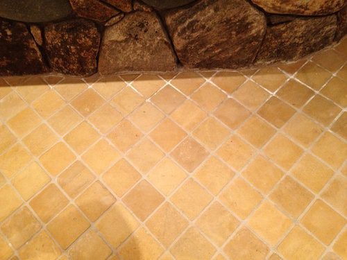 Painting A Limestone Tile Floor Limewashing