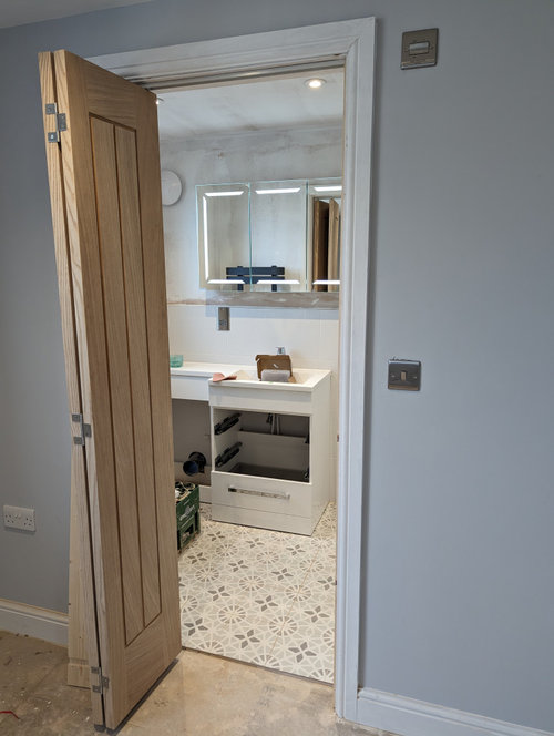 What handles for both sides of internal bifold door Houzz UK