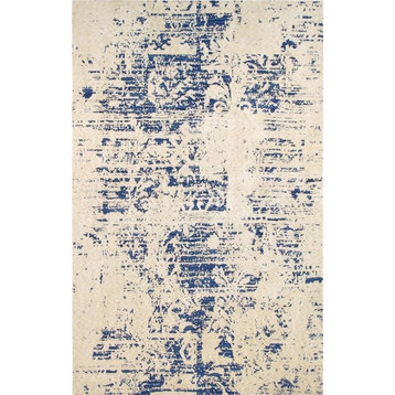Modern Collection Hand-Tufted Microfiber Area Rug, 5'x8'