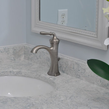 Key West Inspired Master Bathroom Design by Reico Kitchen & Bath
