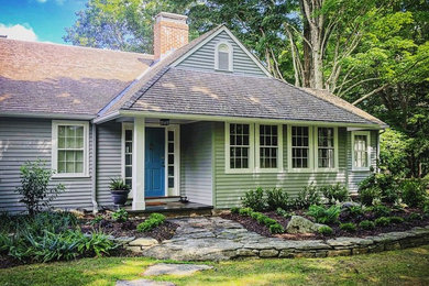 This is an example of a traditional landscaping in Bridgeport.