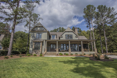 Example of an exterior home design in Atlanta