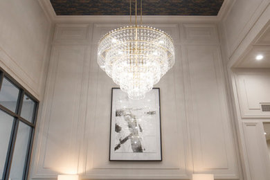 Inspiration for a large contemporary living room remodel in Toronto