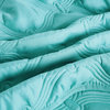 Bradly Down Alternative Quilted Bed Spread Set, Teal, King