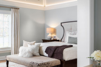 Bedroom - traditional master bedroom idea in Milwaukee