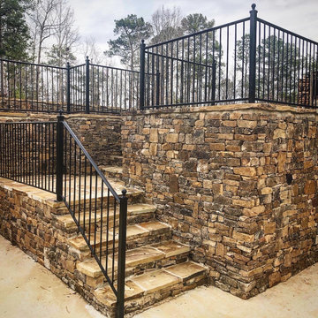 Retaining Wall Repair and Stone Veneer