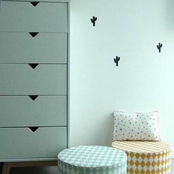 Chambre enfant mixte - 2 ans et 8 ans