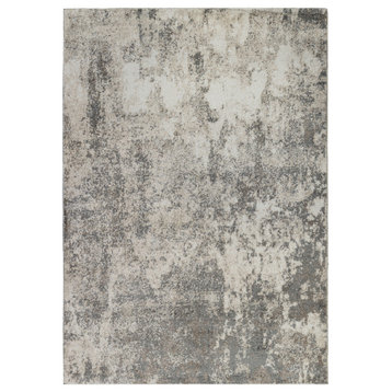 Yasmin Acy Area Rug, Gray, 7'10"x10'6", Abstract