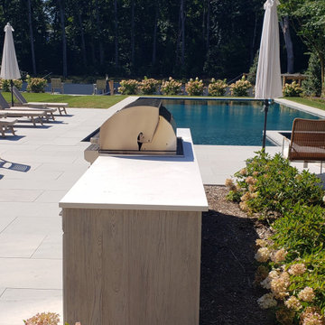 A TENNIS SLAM OUTDOOR KITCHEN IN EAST HAMPTON, NY