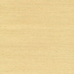 Shinko Champagne Grasscloth - Wallpaper