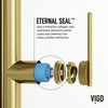 VIGO Sterling Pull-Down Kitchen Faucet With Deck Plate, Matte Brushed Gold