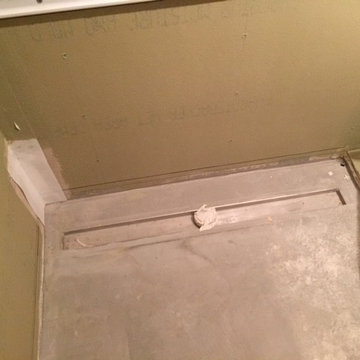 barrier free shower with linear drain