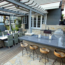 outdoor kitchen