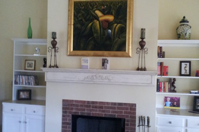 Living room - traditional living room idea in Austin