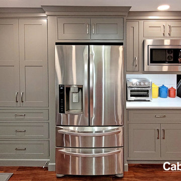 Gray Painted Kitchen