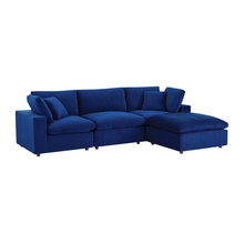 Blue sofa