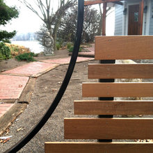 outside next to garage