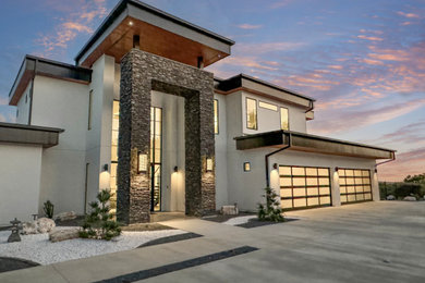 Inspiration for a contemporary home design remodel in Austin