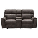 Abbyson Living - Lachlan Fabric Reclining Loveseat, Brown - Take comfort to the next level in your living room with Abbyson's Lachlan Reclining Loveseat. The steel reclining mechanisms allow you to change positions for the luxurious comfort you deserve.