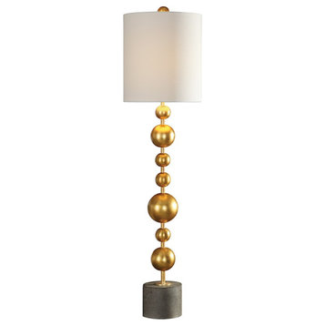 Uttermost Selim Gold Buffet Lamp, 29566-1